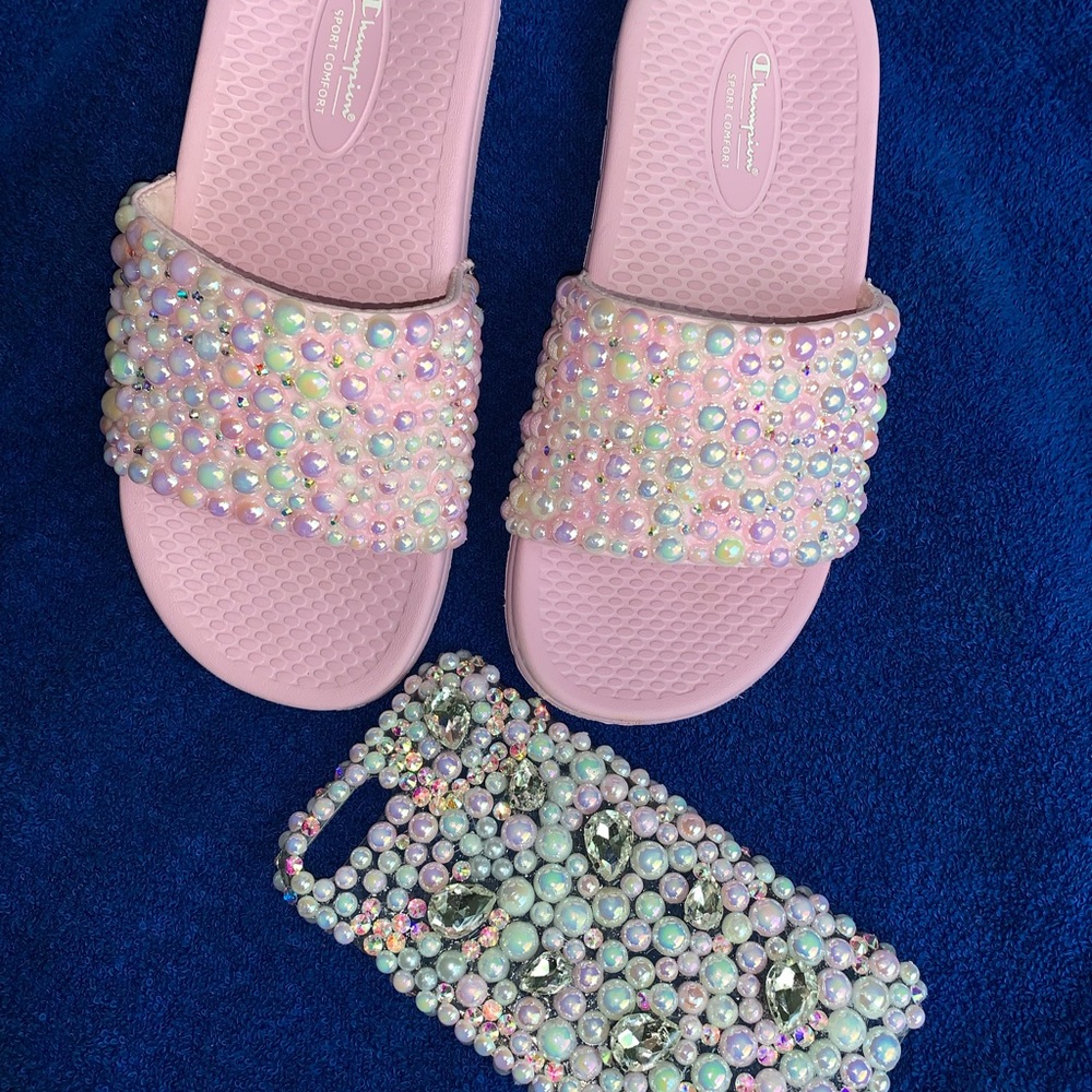 Champion girls slide sandles